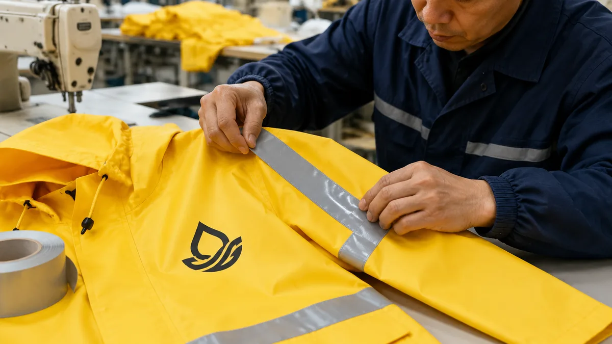 Yes—a PVC raincoat can be customized with reflective strips, logo printing, and custom col