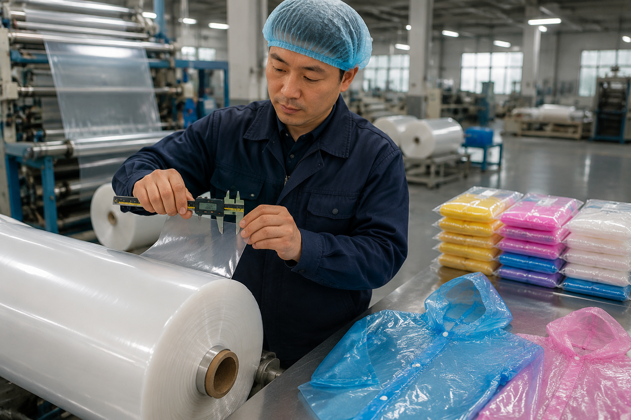 Disposable PE Rain Gear: Micron Thickness, Sealing Methods, and Wholesale MOQ Facts