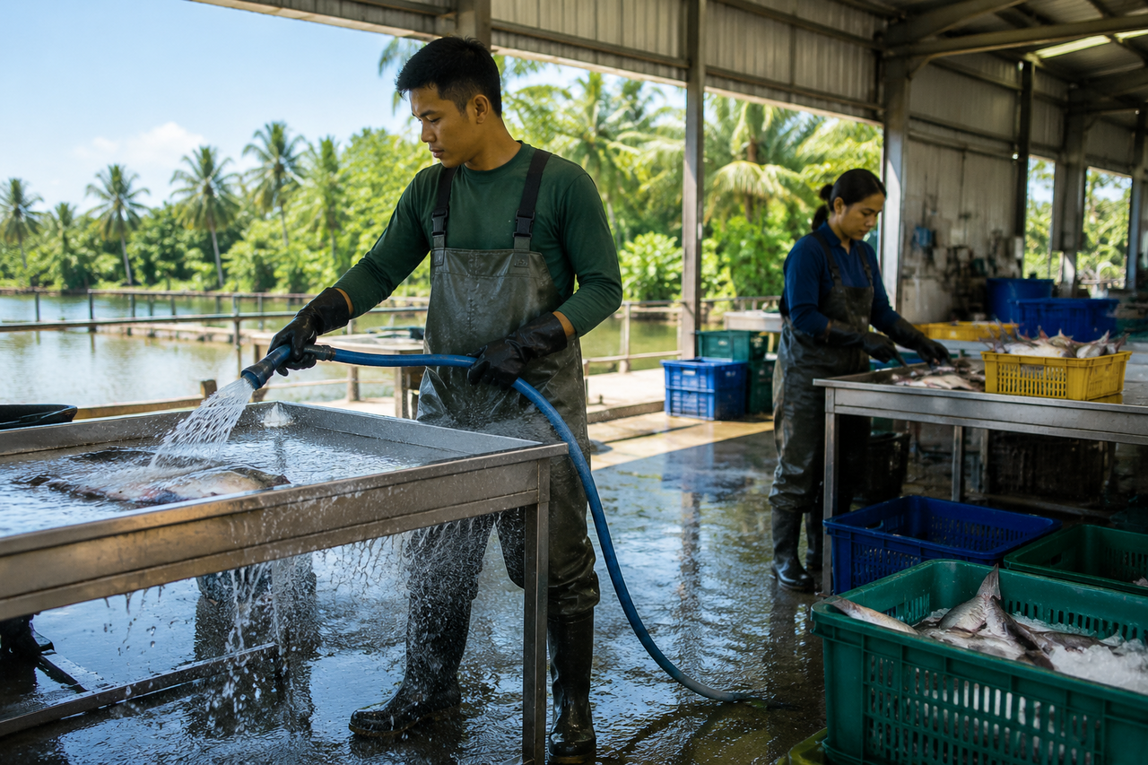 An aquaculture distributor solved a wader complaint problem by mapping work zones and matc