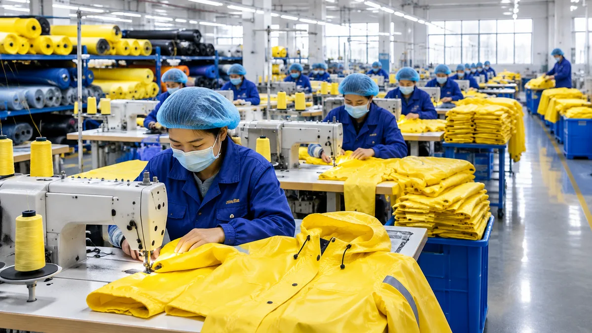 Discover the top 10 raincoat manufacturers in China, including Tiancigear, with insights o